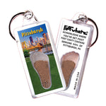 Load image into Gallery viewer, Pittsburgh FootWhere® Souvenir Keychain. 72 pieces/6 assorted styles.
