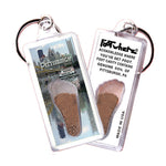 Load image into Gallery viewer, Pittsburgh FootWhere® Souvenir Keychain. 72 pieces/6 assorted styles.
