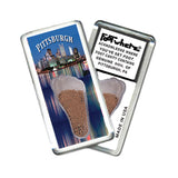 Pittsburgh FootWhere® Souvenir Magnet. 72 pieces/6 assorted styles.