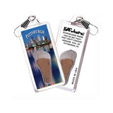Pittsburgh FootWhere® Souvenir Zipper-Pull. 72 pieces/6 assorted styles.