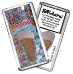 Load image into Gallery viewer, Portland, ME FootWhere® Souvenir Magnet. 6 Piece Set. Made in USA
