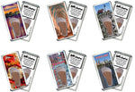 Load image into Gallery viewer, Portland, ME FootWhere® Souvenir Magnet. 6 Piece Set. Made in USA
