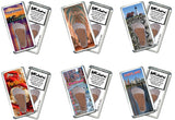 Portland, ME FootWhere® Souvenir Magnet. 72 pieces/6 assorted styles.