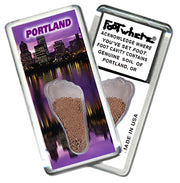 Portland, OR FootWhere® Souvenir Magnet. 72 pieces/6 assorted styles.