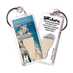 Load image into Gallery viewer, Puerto Rico FootWhere® Souvenir Keychain. 72 pieces/6 assorted styles.

