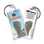 Load image into Gallery viewer, Palm Springs FootWhere® Souvenir Keychains. 6 Piece Set. Made in USA
