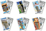 Load image into Gallery viewer, Palm Springs FootWhere® Souvenir Magnets. 6 Piece Set. Made in USA
