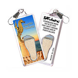 Puerto Vallarta FootWhere® Souvenir Zipper-Pulls. 6 Piece Set. Made in USA - FootWhere® Souvenir Shop