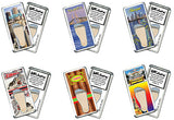 Tampa FootWhere® Souvenir Magnet. 72 pieces/6 assorted styles.
