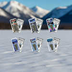 Load image into Gallery viewer, Alaska FootWhere® Souvenir Fridge Magnets. 6 Piece Set. Made in USA