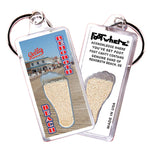Load image into Gallery viewer, Rehoboth Beach FootWhere® Souvenir Keychains. 6 Piece Set. Made in US
