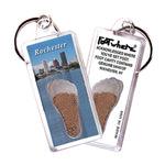 Load image into Gallery viewer, Rochester FootWhere® Souvenir Keychain. 72 pieces/ 6 assorted styles.
