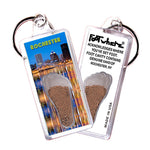 Load image into Gallery viewer, Rochester FootWhere® Souvenir Keychain. 72 pieces/ 6 assorted styles.
