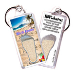 Load image into Gallery viewer, Rio De Janeiro FootWhere® Souvenir Keychains. 6 Piece Set. Made in USA

