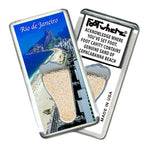 Load image into Gallery viewer, Rio de Janeiro FootWhere® Souvenir Magnet. Made in USA
