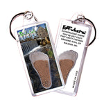 Load image into Gallery viewer, Raleigh FootWhere® Souvenir Keychains 6 Piece Set. Made in US
