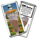 Load image into Gallery viewer, Raleigh FootWhere® Souvenir Magnets. 6 Piece Set. Made in US
