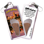 Load image into Gallery viewer, Raleigh FootWhere® Souvenir Zipper-Pulls 6 Piece Set. Made in USA
