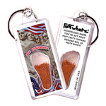 Load image into Gallery viewer, Mount Rushmore FootWhere® Souvenir Keychains. 6 Piece Set. Made in USA
