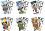 Load image into Gallery viewer, Sacramento FootWhere® Souvenir Fridge Magnets. 6 Piece Set. Made in USA
