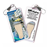 South Beach Miami FootWhere® Souvenir Zipper-Pull. 72 pieces/ 6 assorted styles.