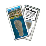 Charleston FootWhere® Souvenir Magnet. 72 Pieces/6 Assorted Styles. Made in USA