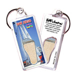 Load image into Gallery viewer, San Diego FootWhere® Souvenir Keychains. 6 Piece Set. Made in USA
