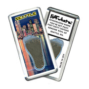 Seattle FootWhere® Souvenir Magnet. 72 pieces/ 6 assorted styles.