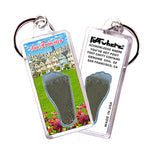 Load image into Gallery viewer, San Francisco FootWhere® Souvenir Keychains. 6 Piece Set. Made in USA
