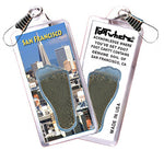 Load image into Gallery viewer, San Francisco FootWhere® Souvenir Zipper-Pull. Made in USA
