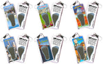 Load image into Gallery viewer, San Francisco FootWhere® Souvenir Zipper-Pulls 6 Piece Set. Made in USA

