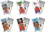 Shreveport FootWhere® Souvenir Magnet. 72 pieces / 6 assorted styles.