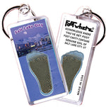 Load image into Gallery viewer, Salt Lake City FootWhere® Souvenir Keychain. 72 pieces/ 6 assorted styles.

