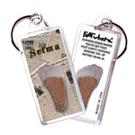 Load image into Gallery viewer, Selma FootWhere® Souvenir Keychains. 72 pieces/6 assorted styles.
