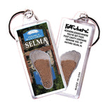 Load image into Gallery viewer, Selma FootWhere® Souvenir Keychains. 72 pieces/6 assorted styles.
