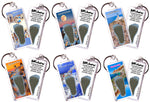 Load image into Gallery viewer, Santorini FootWhere® Souvenir Keychains. 6 Piece Set. Made in USA
