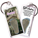 Load image into Gallery viewer, Savannah FootWhere® Souvenir Keychains. 6 Piece Set. Made in USA
