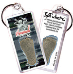 Load image into Gallery viewer, Savannah FootWhere® Souvenir Keychains. 6 Piece Set. Made in USA
