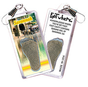 Savannah FootWhere® Souvenir Zipper-Pull. 72 pieces/ 6 assorted styles.