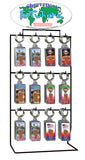 Shreveport FootWhere® Souvenir Keychain. 72 pieces / 6 assorted styles.