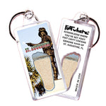 Load image into Gallery viewer, St. Augustine FootWhere® Souvenir Keychains. 6 Piece Set. Made in USA

