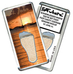 Load image into Gallery viewer, St. John, V. I. FootWhere® Souvenir Magnet. 72 pieces/6 assorted styles.
