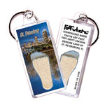 Load image into Gallery viewer, St. Pertersburg FootWhere Souvenir Keychain. 72 pieces/6 assorted styles.