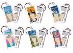 Load image into Gallery viewer, Turks &amp; Caicos FootWhere® Souvenir Keychain. 72 pieces/ 6 assorted styles.

