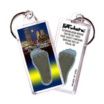 Load image into Gallery viewer, Tulsa FootWhere® Souvenir Keychain. Made in USA
