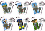 Load image into Gallery viewer, Tulsa FootWhere® Souvenir Keychain. 72 pieces/ 6 assorted styles.

