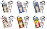 Tampa FootWhere® Souvenir Zipper-Pull. 72 pieces/6 assorted styles.