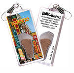 Load image into Gallery viewer, Toronto FootWhere Souvenir Zipper-Pulls. 6 Piece Set. Made in USA