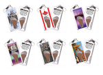 Load image into Gallery viewer, Toronto FootWhere Souvenir Zipper-Pulls. 6 Piece Set. Made in USA