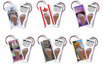 Load image into Gallery viewer, Toronto FootWhere Souvenir Keychain. 72 pieces/6 assorted styles.
